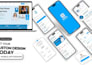 create modern UI UX design for website and mobile app in figma